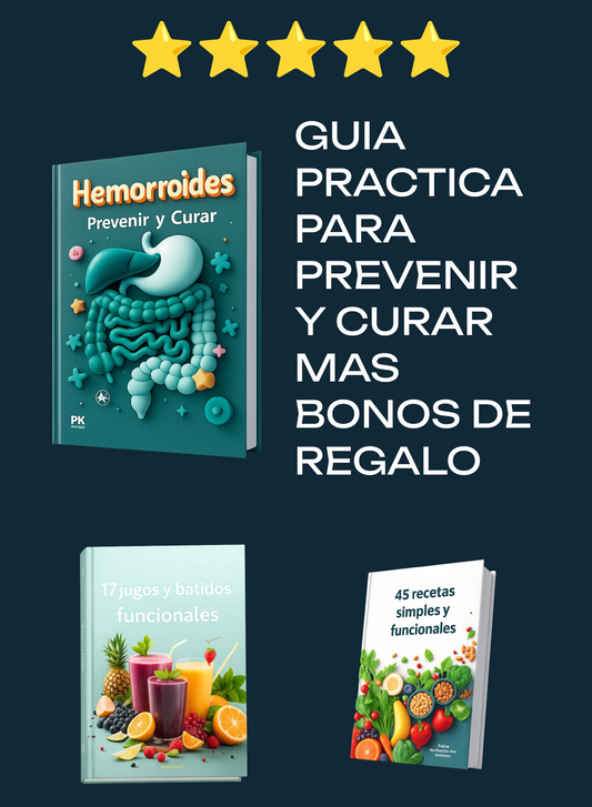 📘 Guía Práctica contra las Hemorroides + Bonos Exclusivos : Prevenir y Curar en 21 dias